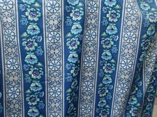 ORIGINAL 1960s BLUE FLORAL