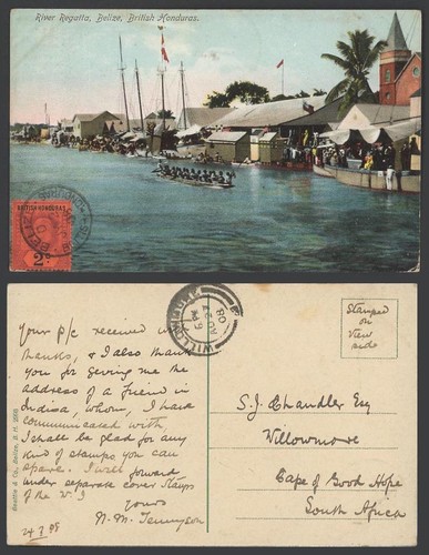 Belize british honduras - british, 1908