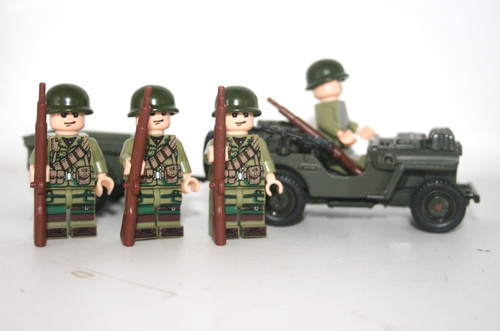 Custom moc ww2 military us - custom,