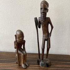 Africa Wooden Carved Figures x
