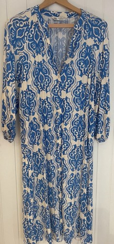 Zara blue paisley kaftan - blue,