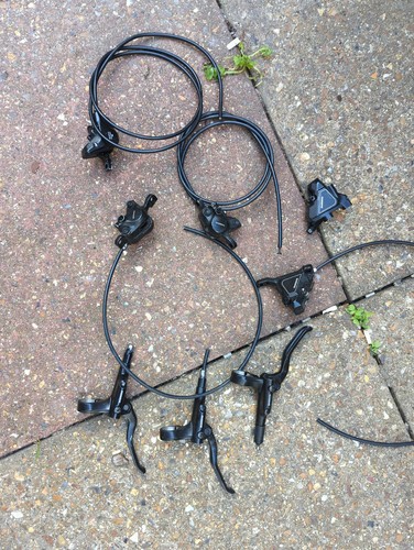 Shimano hydraulic brakes job - hydraulic,