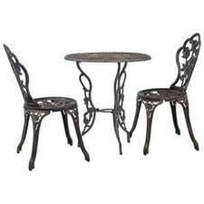 Garden Bistro Set Aluminium