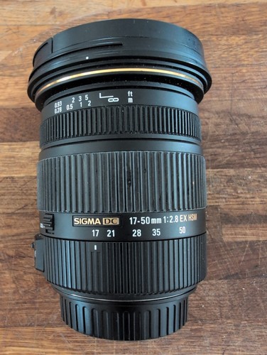 Sigma 50mm ex - 17-50mm, dc
