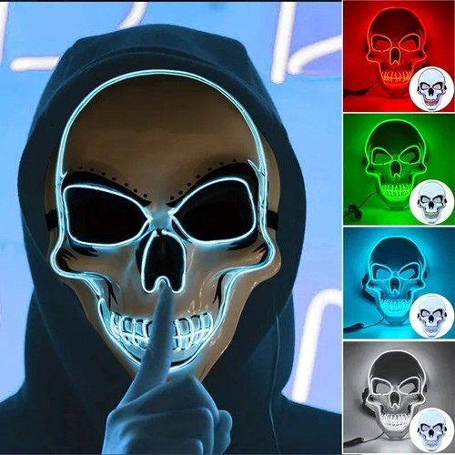 Led halloween mask - halloween,