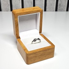 INFINITY Silver Love Knot Ring