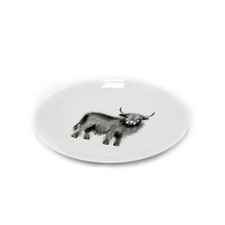 Porcelain Highland Cow Dinner