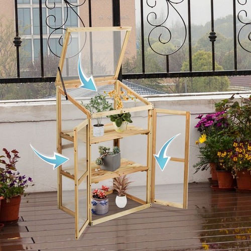 Raised wooden planter mini - wooden,