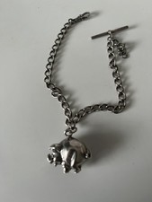 Antique albert chain lucky - antique,
