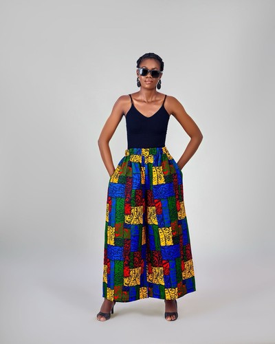 Ankara trouser tribal fabric - trouser,,