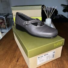 Ladies HOTTER  Shoes size 5 “Melody”Gunmetal Grey  Comfort Consept Range VGC.