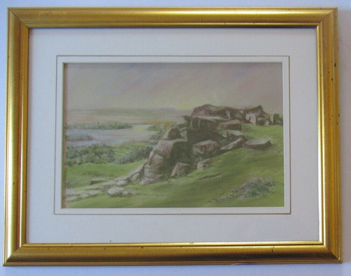 Vintage dartmoor landscape - vintage,