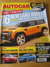 AUTOCAR MAGAZINE NOV 2012 MERC