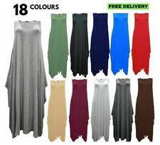 Womens Parachute Dress Ladies Lagenlook Tunic Tulip Baggy Romper Loose Plus Size