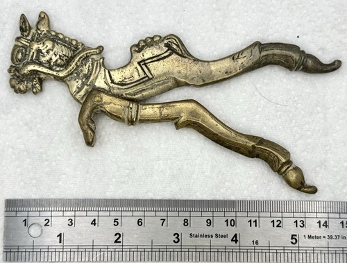 Vintage brass horse nutcracker - vintage,
