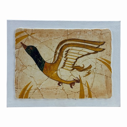 Duck fresco painting minoan - fresco,