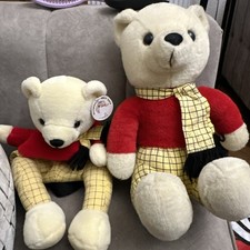 RUPERT BEAR TEDDY AND RUPERT