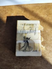 Vintage perfume by Saville - "Engagements with Mischief" in box with 1940 diary