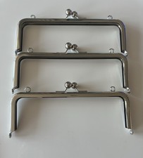Silver Metal 20cm Purse Frames
