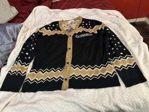 Guinness christmas cardigan - guinness,