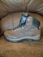 Hi-Tec Altitude IV Waterproof Walking Hiking Boots Brown Leather Mens Size 9 VGC