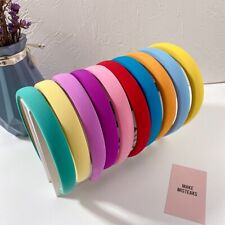 Soft  Sponge based Headband Women Girls  Smooth Satin Alice band hair bands