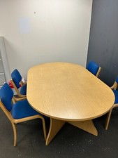 boardroom table and chairs