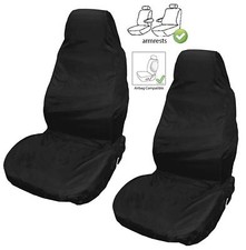Front Black Waterproof Car Seat Covers FOR MINI ONE COOPER COUNTRYMAN