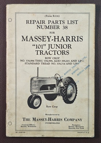 1940 massey harris 101 - 1940,