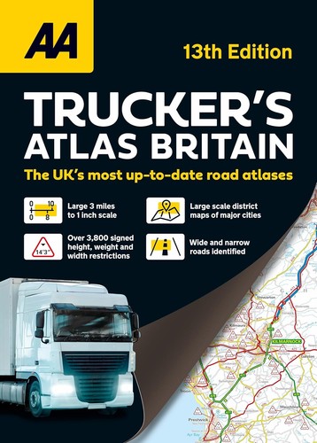 Trucker atlas britain aa - trucker's, (aa