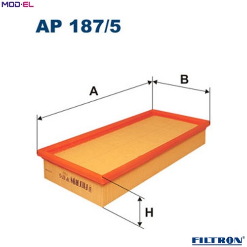 Air filter 187 for - ap,