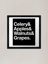 Celery Apples Walnuts Grapes