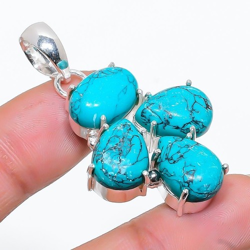 Blue turquoise gemstone - blue,