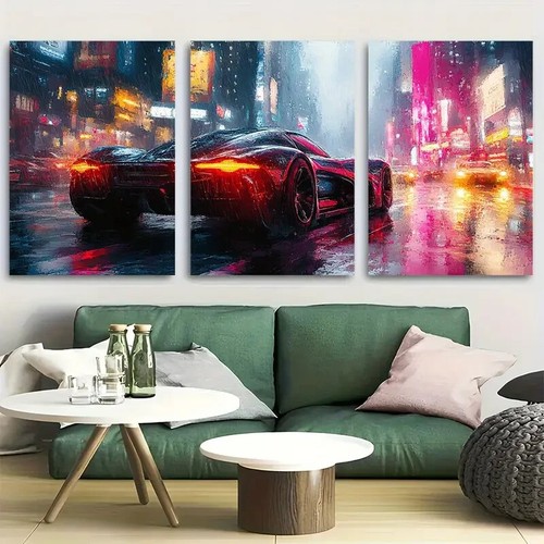 3pcs neon cyberpunk futuristic - 3pcs,