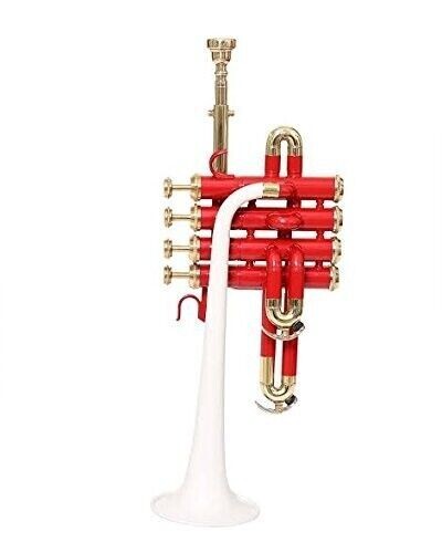 Piccolo trumpet red white - trumpet,