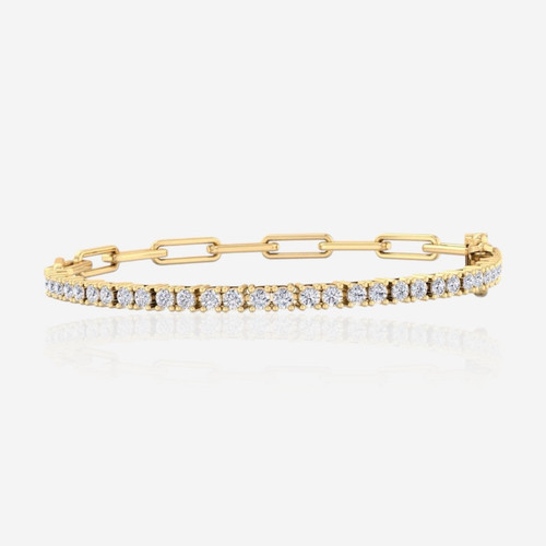 14k yellow gold lab grown - yellow, lab-grown
