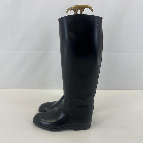 Aigle black leather horse - aigle,