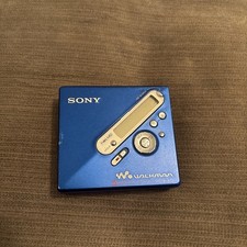 Sony MZ-N710 Mini Disc Player/Recorder Walkman - Blue