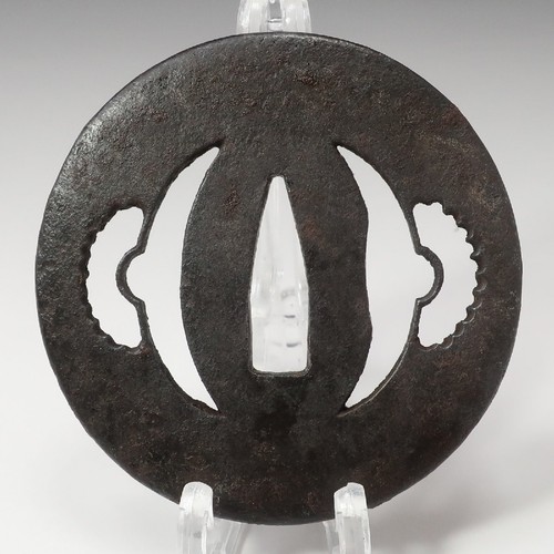 Japanese sword tsuba iron - sword,