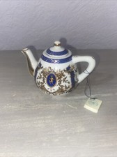 Porcelain Art Miniature Teapot