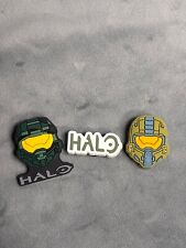 Shoe charms fit croc charms bundle 3pcs gaming halo shooting