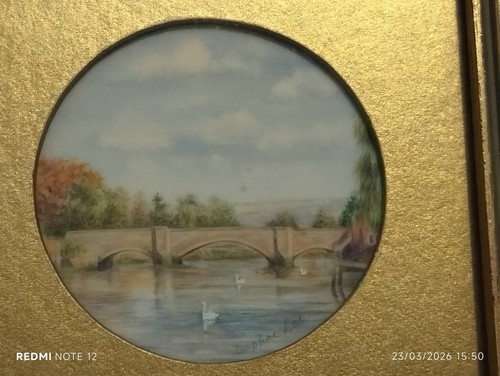 Miniature watercolour - , of