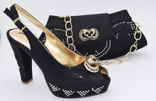 Black Italian matching shoes