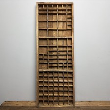Vintage Wooden Printers Tray -
