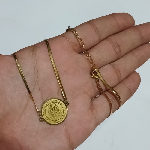 King tutankhamun coin - king,
