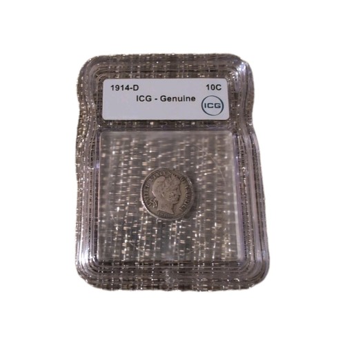 1914 usa barber dime - 1914,