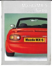 Mazda MX-5 BBR Turbo 1990-1991 UK Market Sales Brochure