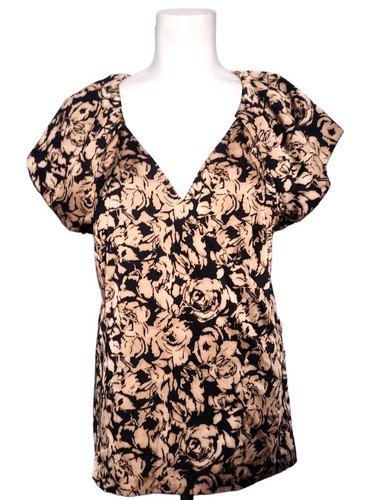 Ann taylor floral pleated - ann,