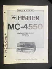 FISHER MC-4550 Stereo System
