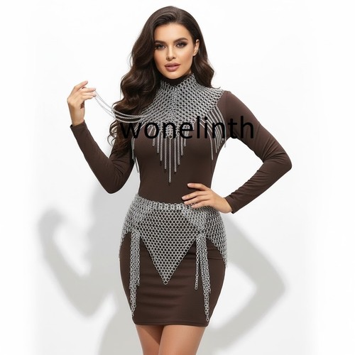 Womens aluminum chainmail - aluminum,